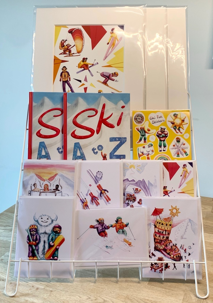 Ski gifts and snowsport art